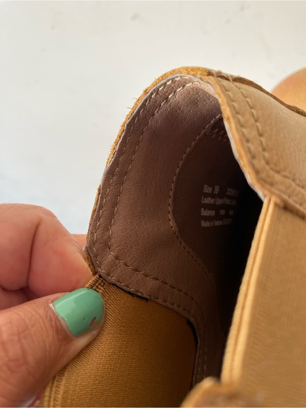 Dansko Frankie Honey Tan Leather Chelsea Clog Ankle Boots Size 39/8.5 - Picture 9 of 11